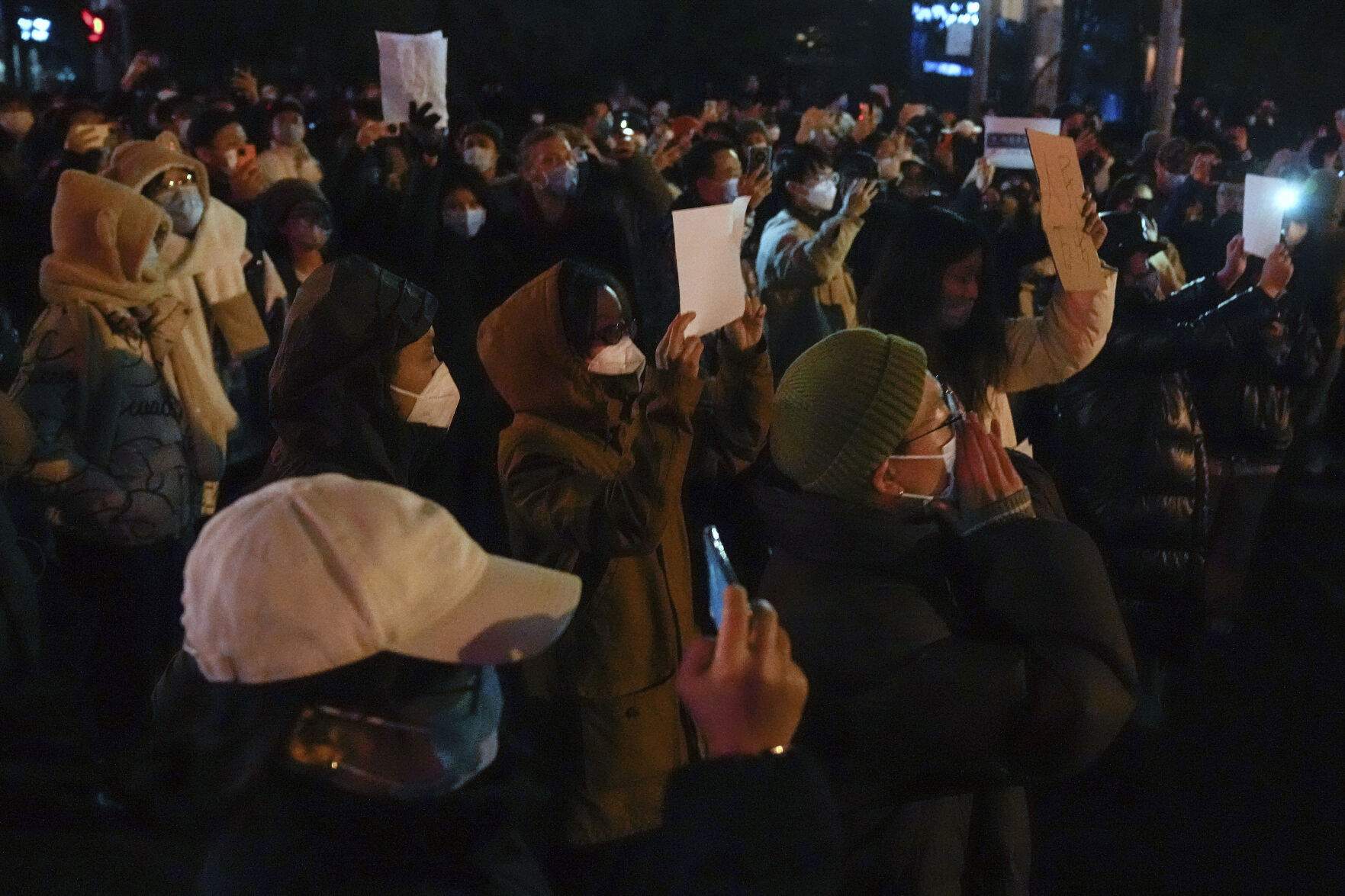 Virus Outbreak China Protest